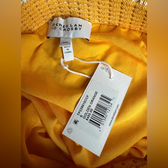 Derek Lam Knit Crop Polo and Fringe Skirt - Picture 11 of 12